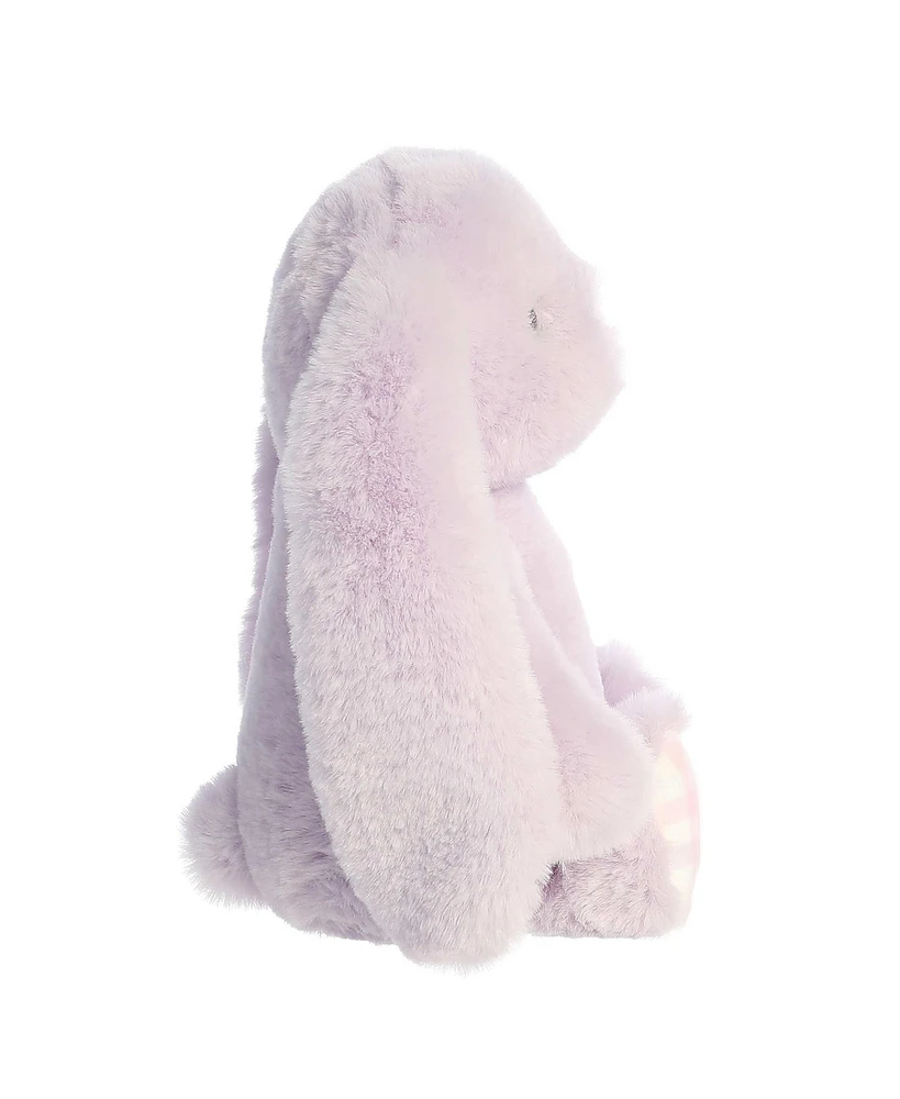 Aurora Small Gingham Bunny Spring Vibrant Plush Toy Lavender 9"