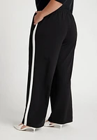 Eloquii Women's Track Pant With Side Stripe