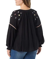 Jessica Simpson Trendy Plus Lissy Embellished Top