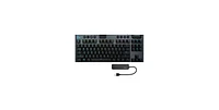 Logitech G915 Tkl Wireless Mechanical Gaming Keyboard (Black) with 4-Port Usb