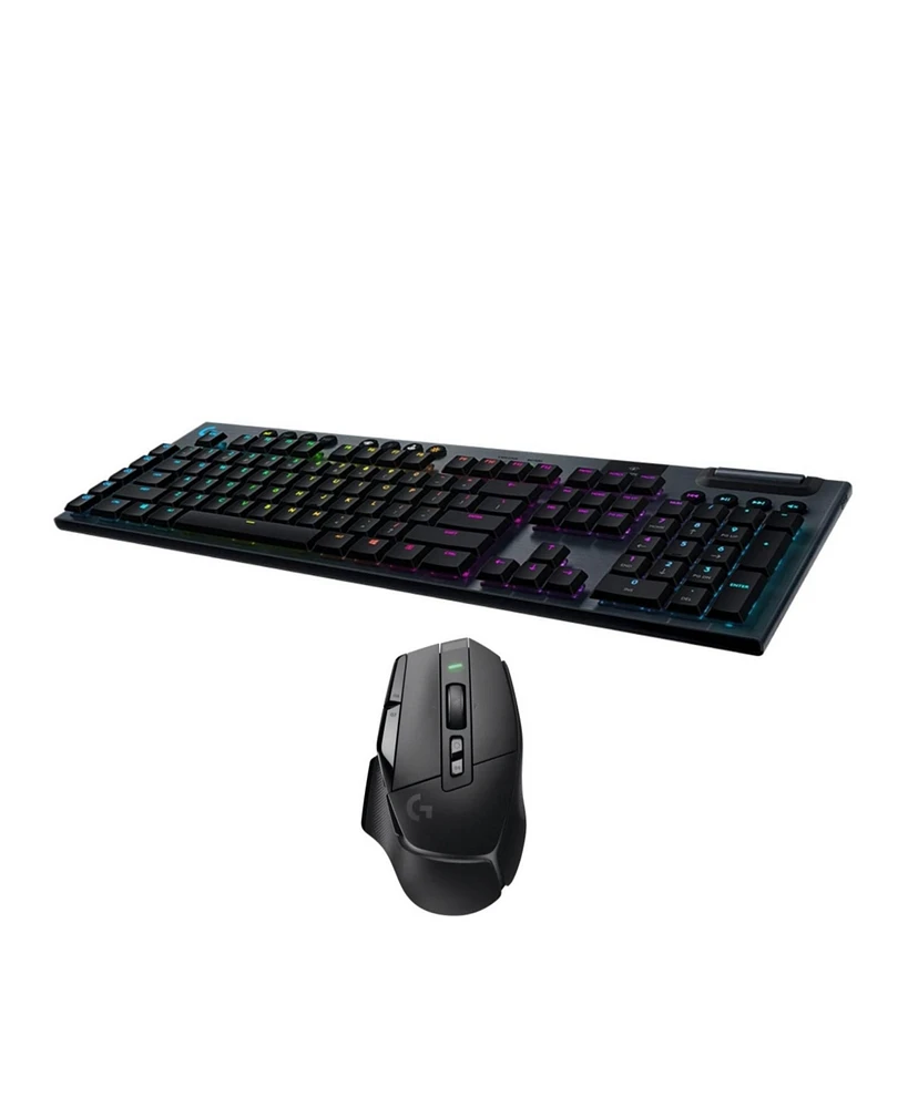 Logitech G G915 Wireless Rgb Mechanical Gaming Keyboard (Gl Tactile) with Gaming Mouse