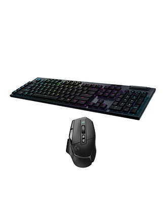 Logitech G G915 Wireless Rgb Mechanical Gaming Keyboard (Gl Tactile) with Gaming Mouse