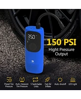 Z-edge Rechargeable 2000mAh 150PSI Portable Tire Inflator Pump