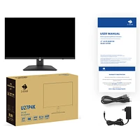 Z-edge 27" Ultra Hd 3840 x 2160 99% sRGB 75Hz 5ms Ips 4K Monitor, Hdmi, DisplayPort, FreeSync, Led Backlit, Anti-Glare, Support Vesa mount