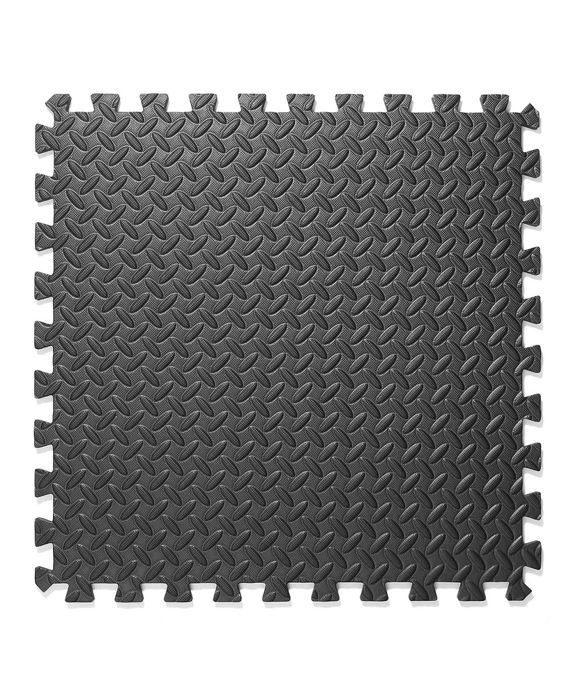 Philosophy Gym Philosophy Gym Pack of Exercise Flooring Mats - x Inch Foam Rubber Interlocking Puzzle Floor Tiles