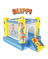 World Tech Toys Moonbug Blippi Inflatable Bouncer with Slide