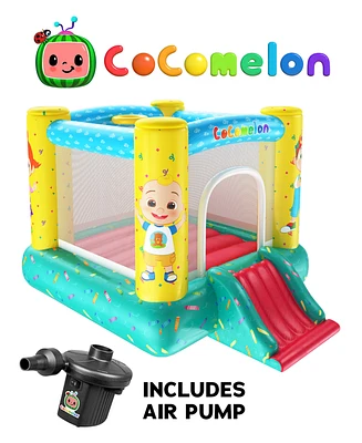 World Tech Toys Moonbug Cocomelon Inflatable Bouncer with Slider