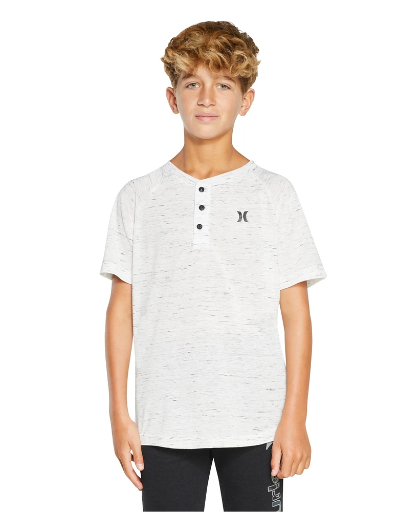 Hurley Big Boys Cloud Slub Henley Tee