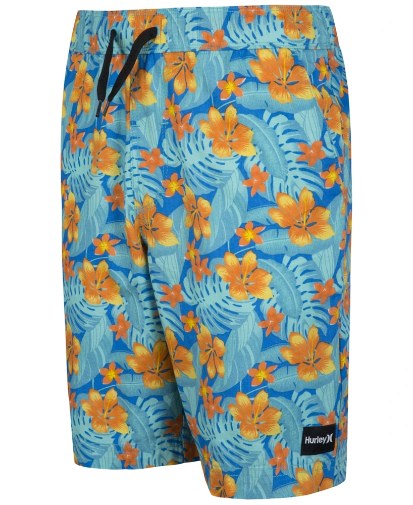 Hurley Big Boys Printed Rayon Pull-On Shorts