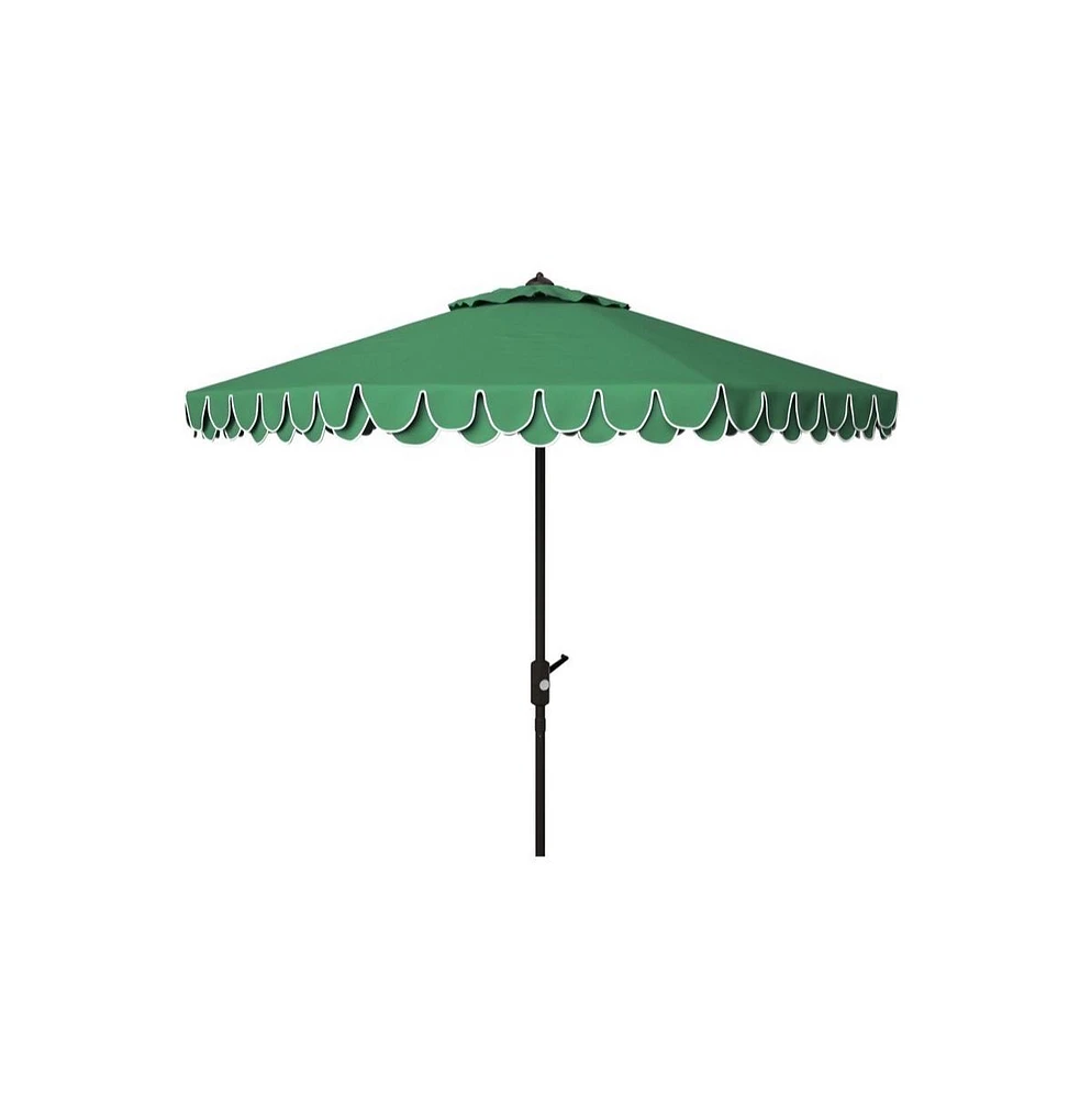 Safavieh Elegant Valance 9Ft Auto Tilt Umbrella