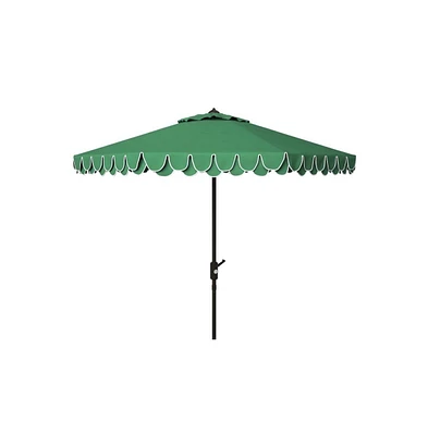 Safavieh Elegant Valance 9Ft Auto Tilt Umbrella