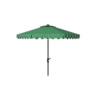 Safavieh Elegant Valance 9Ft Auto Tilt Umbrella