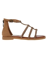 Vince Camuto Big Girl's Fashion Sandal with Micro Stone Strappy Upper Glass stones/Polyester Sandals