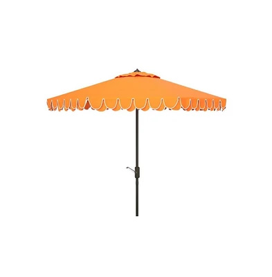 Safavieh Elegant Valance 9Ft Auto Tilt Umbrella
