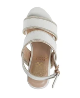 Vince Camuto Big Girl's Casual Wedge with Shimmer Detail Binding Polyurethane Sandals