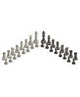 Bobby Fischer Metal Ultimate Chess Pieces, 3.75 in. king