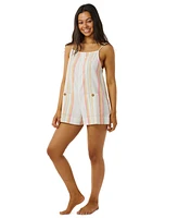 Rip Curl Juniors' Classic Surf Stripe Cotton Romper