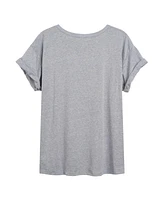 Hybrid Apparel Trendy Juniors Peanuts Snoopy HEart Graphic Oversized Tee
