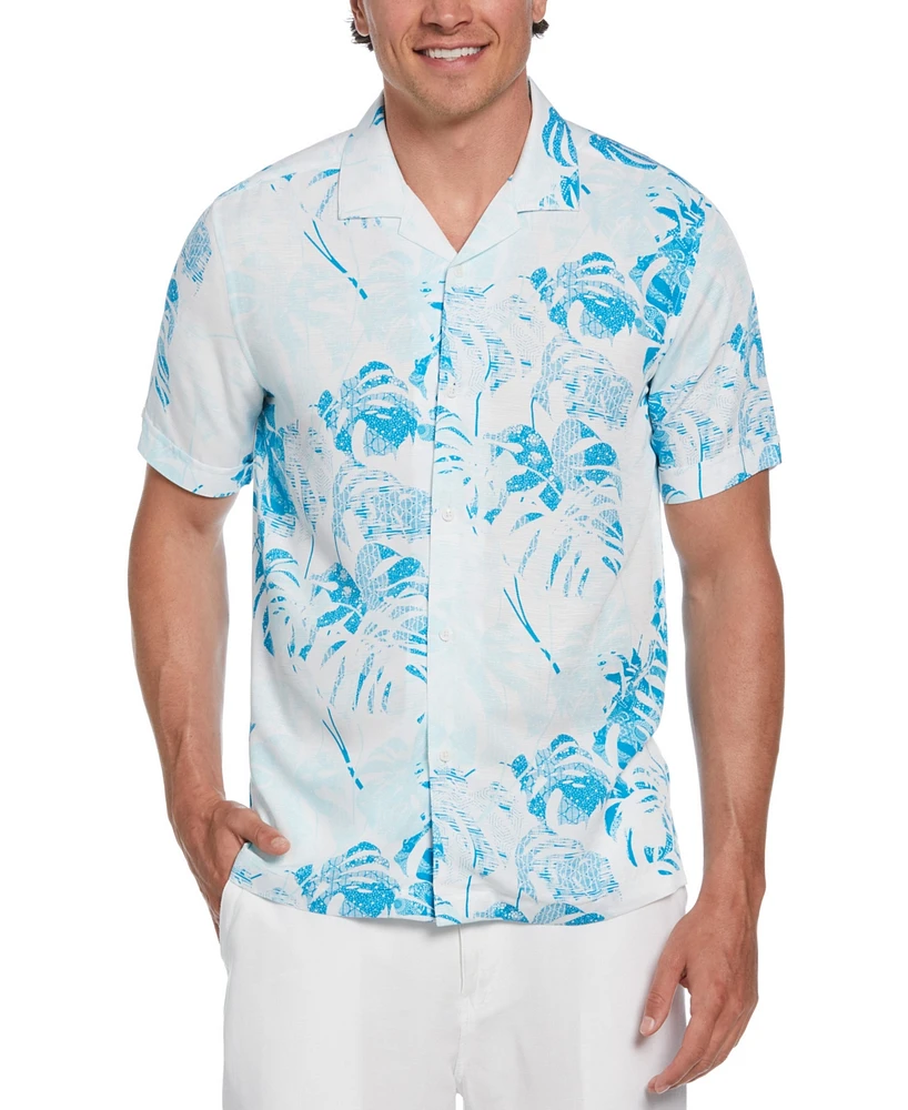 Cubavera Men's Palm-Print Shirt