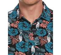 Cubavera Men's Toucan Hibiscus-Print Shirt