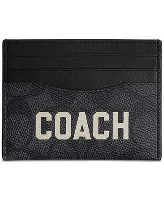 Coach Men's Flat Logo Card Case