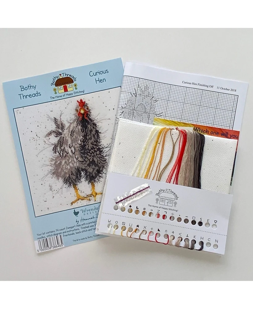 Bothy Threads Curious Hen XHD17 Counted Cross Stitch Kit