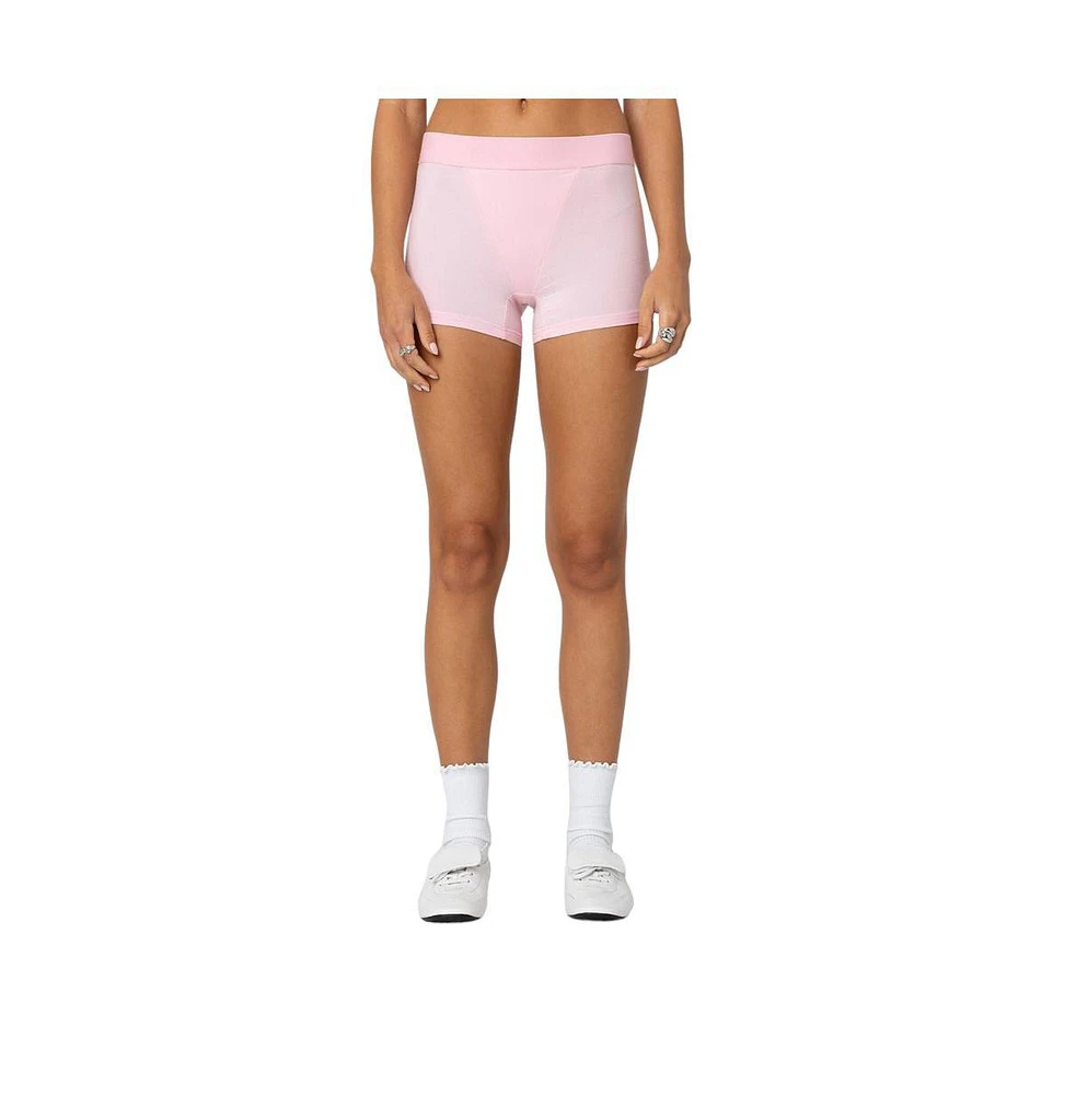 Edikted Women's Bf Boxer Brief Shorts