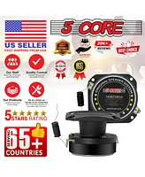 5 Core 3.5" Super Tweeter 2Pack • 300W Rms 1000W Pmpo Combined • 4 Ohm • Titanium Bullet w 1 inch Voice Coil • 106 dB Sens