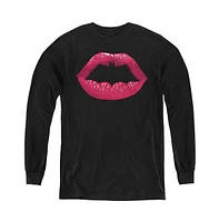 Batman Boys Youth Bat Kiss Long Sleeve Sweatshirt