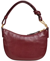 Donna Karan Roslyn Small Leather Hobo Bag