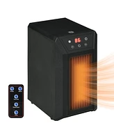 Homcom Space Heater for Indoor with Thermostat 3 Modes Remote Timer 1500W