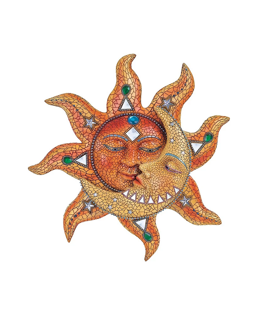 Fc Design 13"H Mosaic Sun and Moon Wall Plaque Decor Home Decor Perfect Gift for House Warming