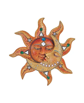 Fc Design 13"H Mosaic Sun and Moon Wall Plaque Decor Home Decor Perfect Gift for House Warming