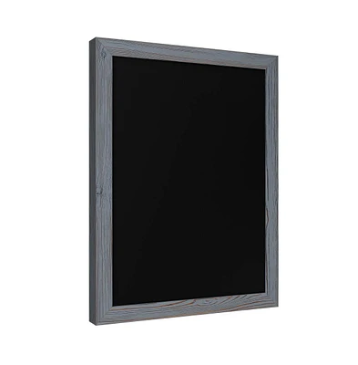 Hbcy Creations Wall Mounted Magnetic Chalkboard with Wooden Frame