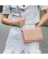 Mkf Collection Gretchen Quilted Envelope Clutch Crossbody by Mia K