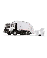 First Gear 1/34 White Mack TerraPro with McNeilus Rear Loader & Trash Cans