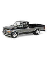 Johnny Lightning 1/64 1995 Ford F-150, Ebony Black w/ Silver Lp Diecast Garage Exclusive