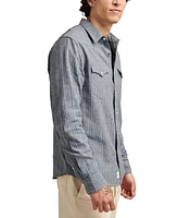 Lucky Brand Men's Striped Long Sleeve Mesa Western Shirt