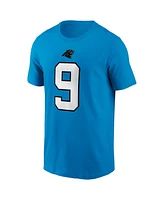 Nike Men's Bryce Young Blue Carolina Panthers 2023 Nfl Draft First Round Pick Player Name Number T-Shirt