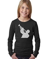 La Pop Art Girls Word Long Sleeve - All Time Jazz Songs