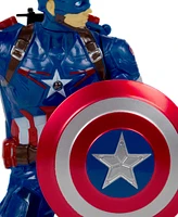 World Tech Toys Marvel Avengers Captain America Flying Figure Ir Helicopter