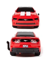 World Tech Toys 1:20 Officially Licensed Ford Mustang Battle Pursuit Flip Action Rc Cars Double Pack