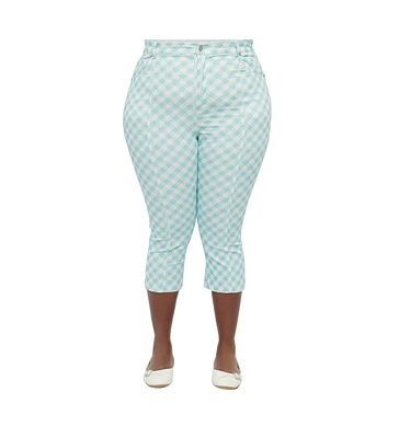 Smak Parlour Plus Fitted Capri Pants