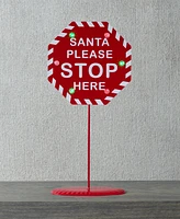 Holiday Lane Christmas Cheer Santa Tabletop Light