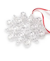 Holiday Lane Snowdaze Snowflake Ornament, Created for Macy's