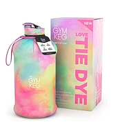 The Gym Keg Reusable Gym Water Bottle with Carry Handle and Leakproof Design