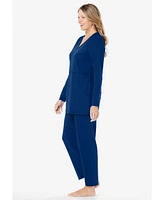 Dreams & Co. Women's Plus Petite 2-Piece Lounge Set