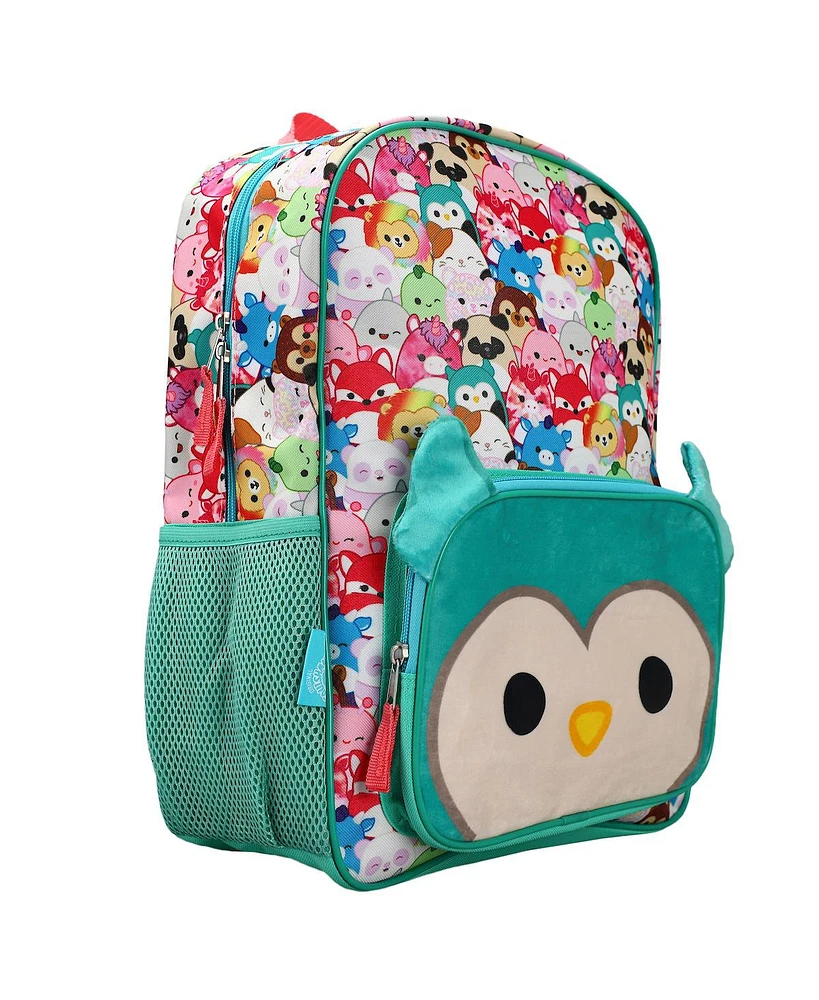 Squishmallows Winston The Owl Plush Pocket Youth Backpack