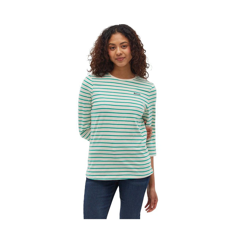 Bench Dna Women's Lesedi 3/4 Stripe Tee