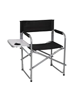 Stansport Folding Director's Chair with Side Table